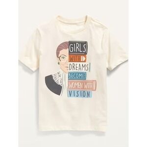 RBG Ruth Bader Ginsburg Girls Graphic Tee Size 10 | Feminist | Graduation